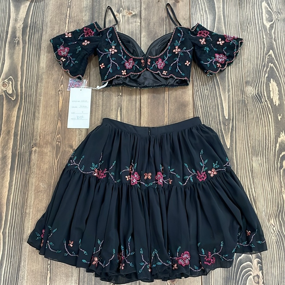 🌟2x Host Pick🌟Black Rachel Allan Two Piece Set - Picture 6 of 12